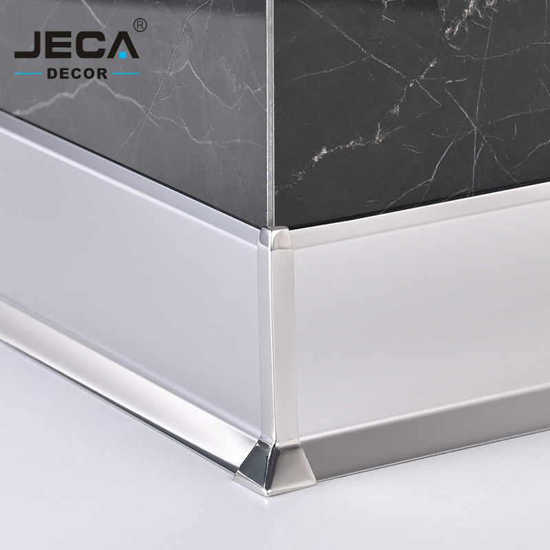 Foshan Factory JECA Stainless Steel Skirting Boards Metal Skirting Board For Floor Decoration 304 Baseboard