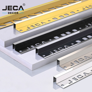 Foshan Factory JECA Stainless Steel Tile Trim Tile Corner Trim For Wall Edges Decoration 304/316 Tile Edging Trim