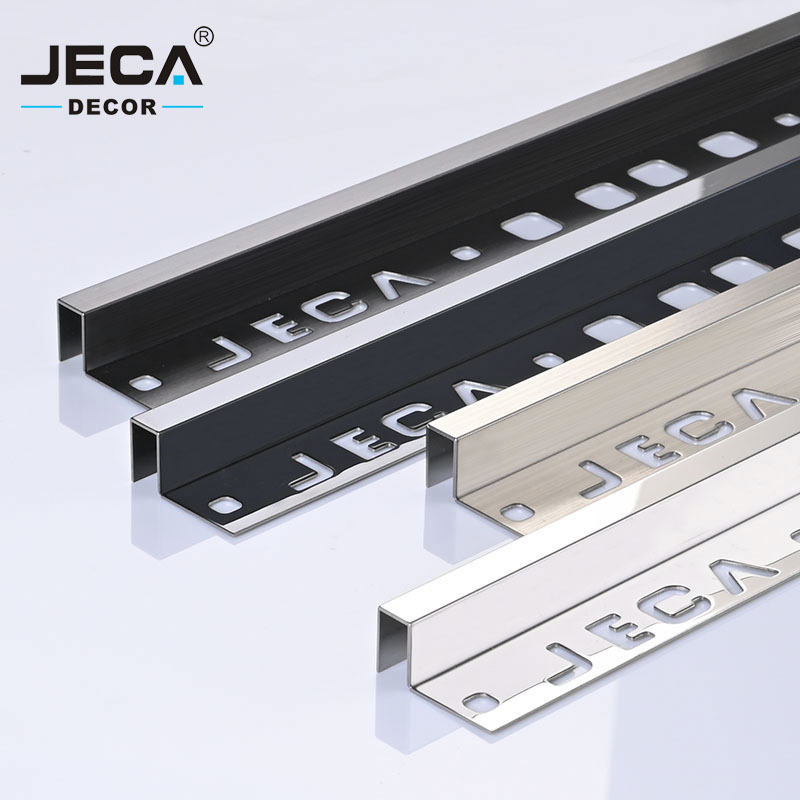 Foshan Factory JECA Stainless Steel Tile Trim Tile Corner Trim For Wall Edges Decoration 304/316 Tile Edging Trim