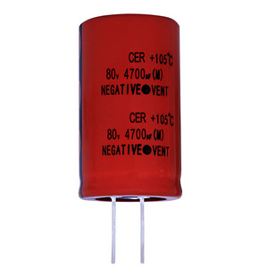 Factory Direct Long Duration Time High Reliability Low Leakage 5600uF 6800uF 80V Photo Flash Use Aluminum Electrolytic Capacitor