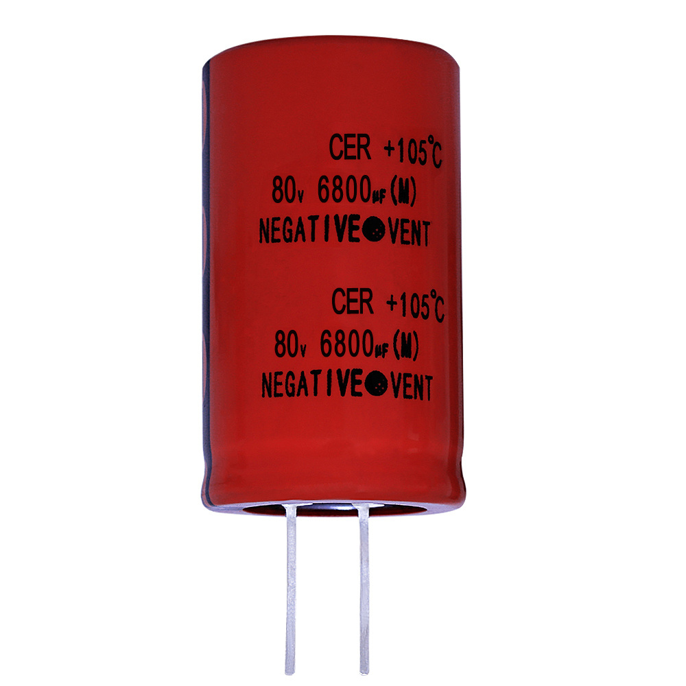 Direct Manufacturing Little Current Leakage High Voltage Full Length Leads 50000Uf Screw Aluminum Electrolytic Capacitor