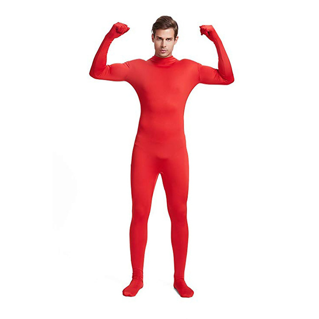 Full Bodysuit Unisex Adult Costume Without Hood Spandex Stretch Unitard Body Suit