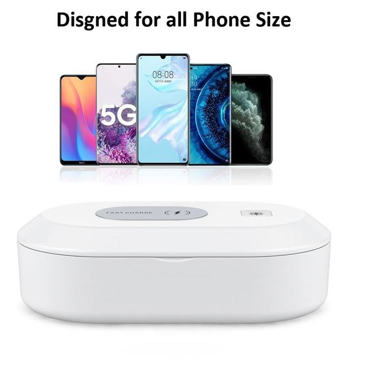 Wireless Charging Box Uv Light Sanitizer Uv Sterilizer Box For Phone  with Aromatherapy AY57