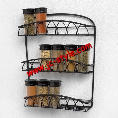 Custom wall-mounted steel wire cabinet/metal mesh storage shelves display rack for household kitchen usage