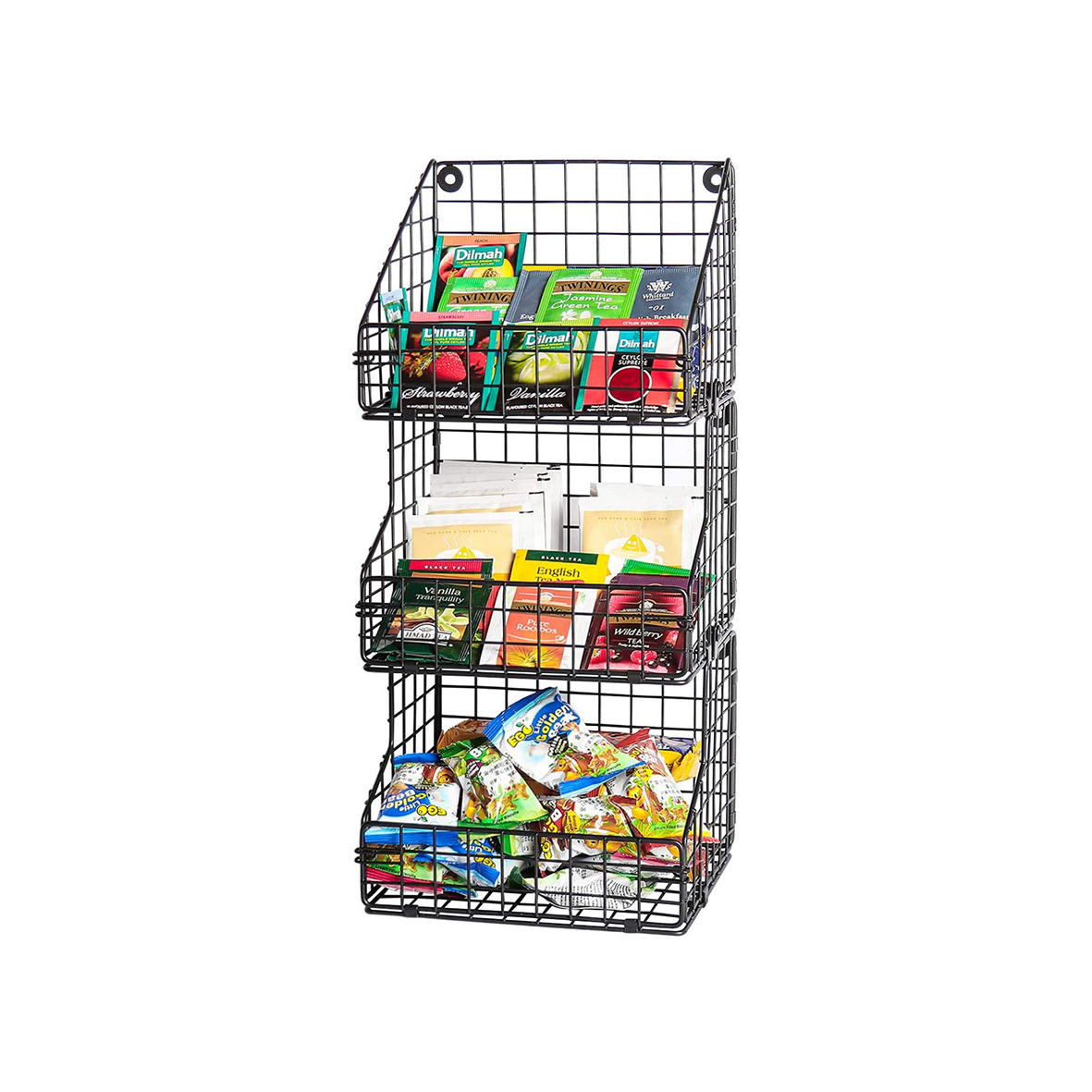 Supermarket sugar display holders/ snacks display rack for candy/Metal food display shelf for promotion/supermarket/retail/store