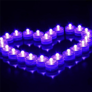 Plastic submersible lights for swimming pool flameless led candles solar tea light remote with low price