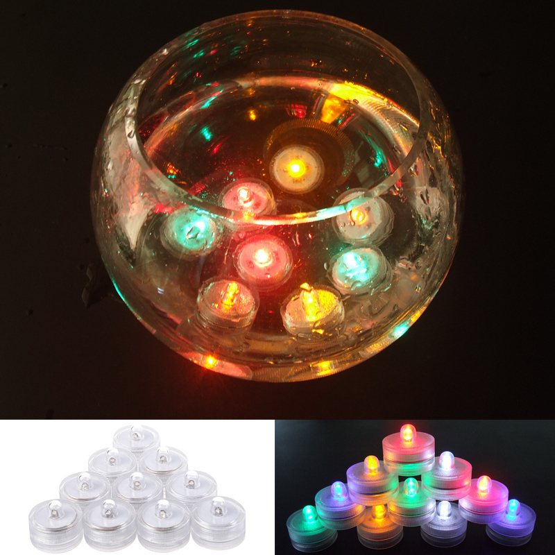 Plastic submersible lights for swimming pool flameless led candles solar tea light remote with low price