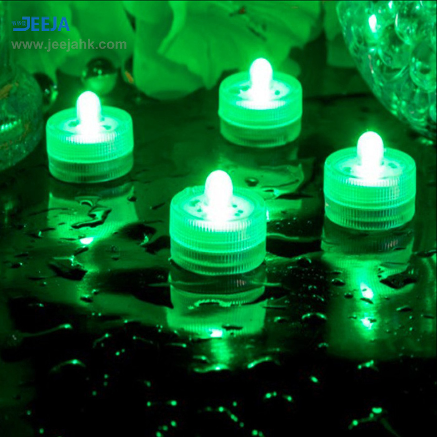 JEEJA battery operated orange tea lights remote control flameless led tealight candles with high quality