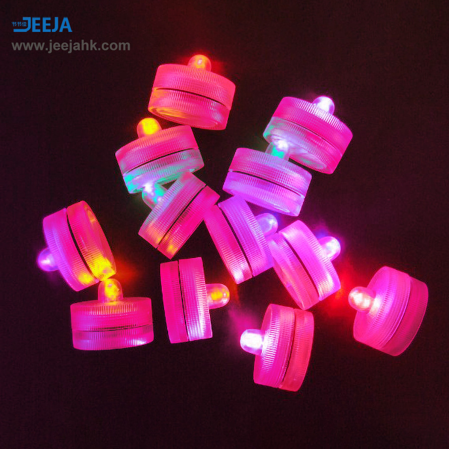 JEEJA battery operated orange tea lights remote control flameless led tealight candles with high quality