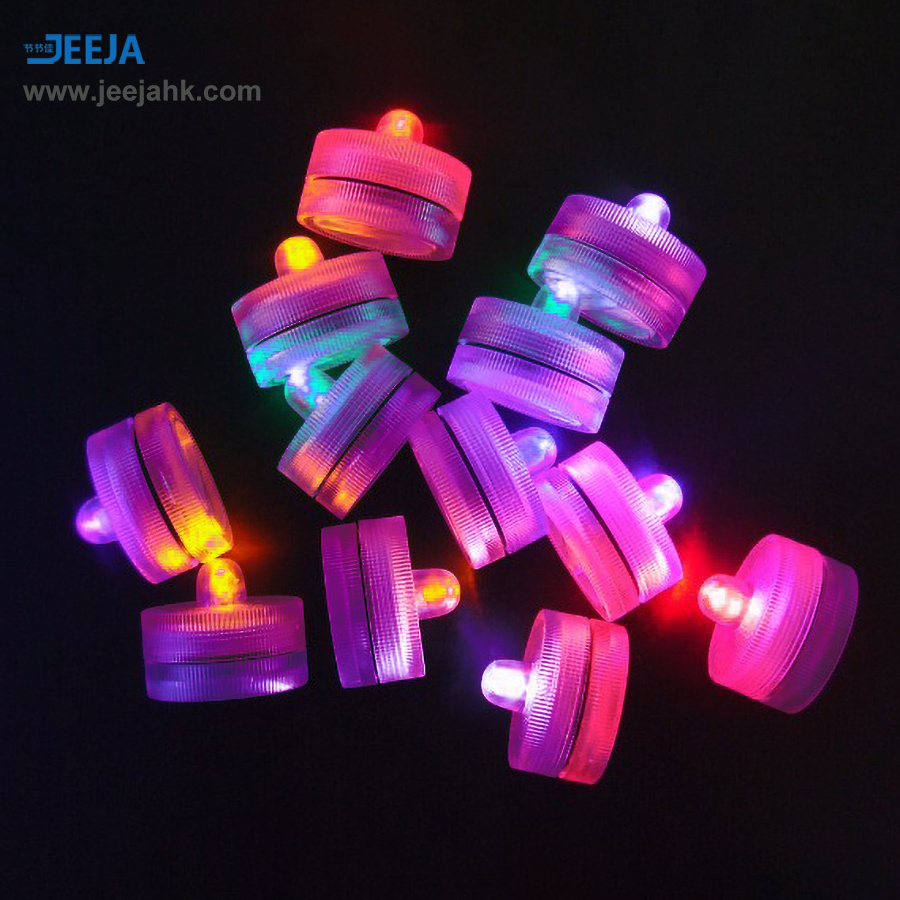 JEEJA submersible super bright led lights pine scented tea light candles with high quality