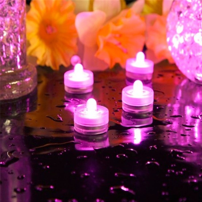 JEEJA submersible super bright led lights pine scented tea light candles with high quality