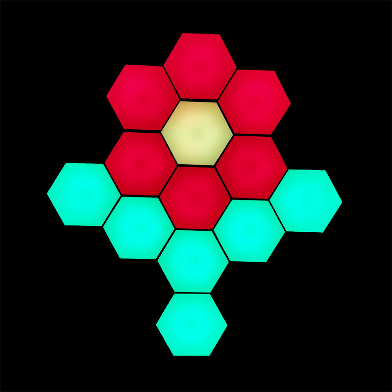 Hexa Light Panels, RGBIC Smart Hexagon Lights, WiFi Wall Lights