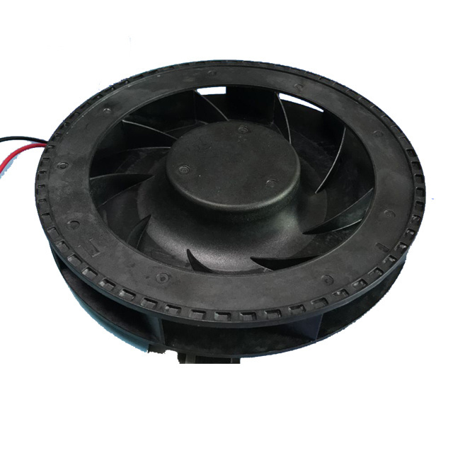 JEEK IP44  aluminum impeller DC 24v 48v 133*91 Centrifugal Fan Backward Curved Plastic Fan