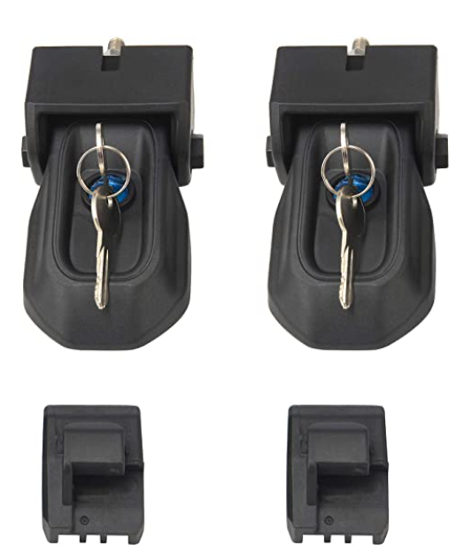 hood latches with locking  hood catch with key original for 2007-2019 jeep wrangler JK JKU JL JLU