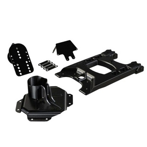 HD Hinged Carrier & Adjustable Spare Tire Mounting Kit for Jeep Wrangler JK