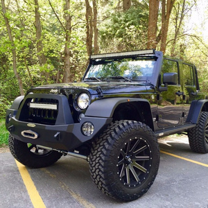 Jeep Wrangler JK black front Steel bumper for Jeep Wrangler JK