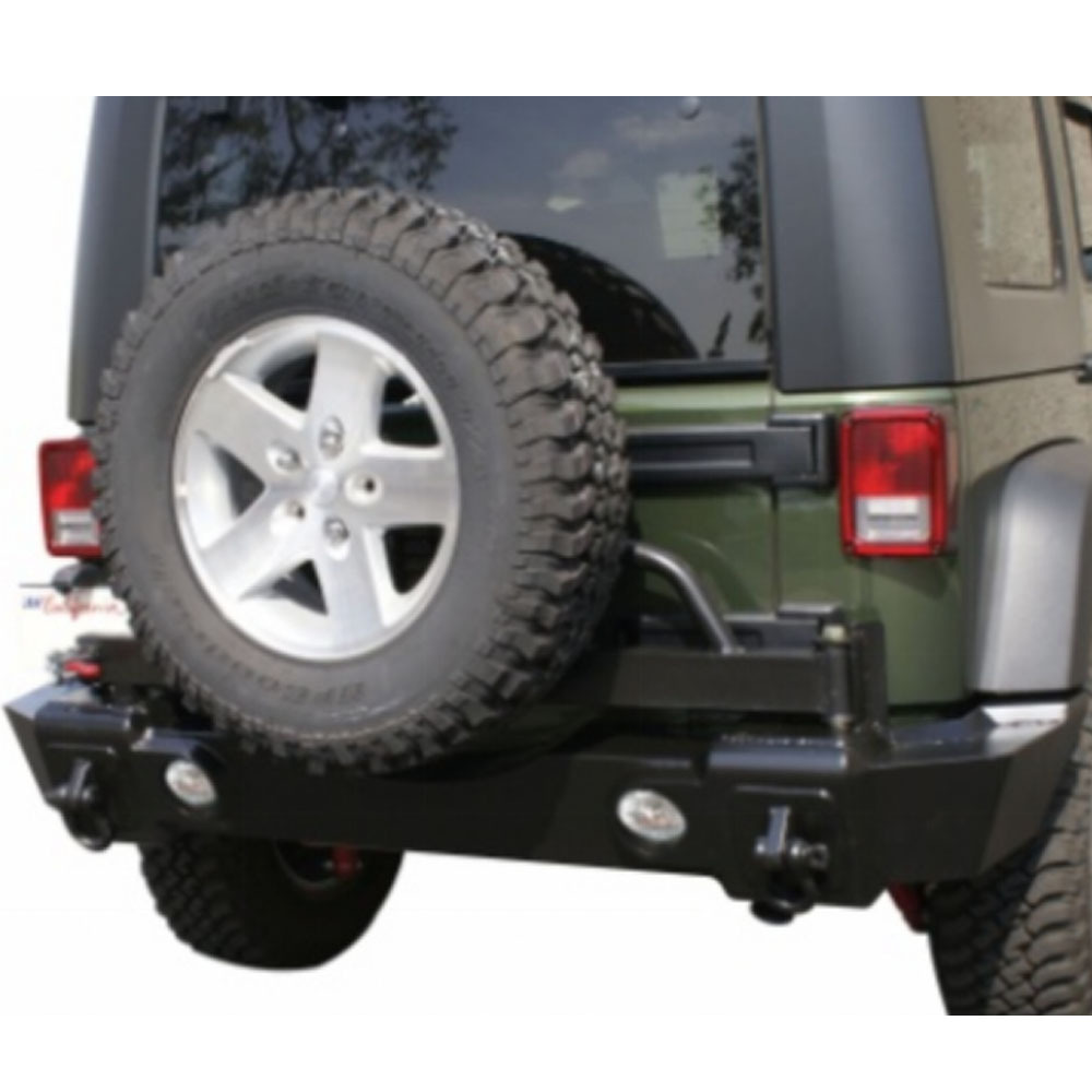 Rear bumper without tire carrier for JEEP WRANGLER JK 07+