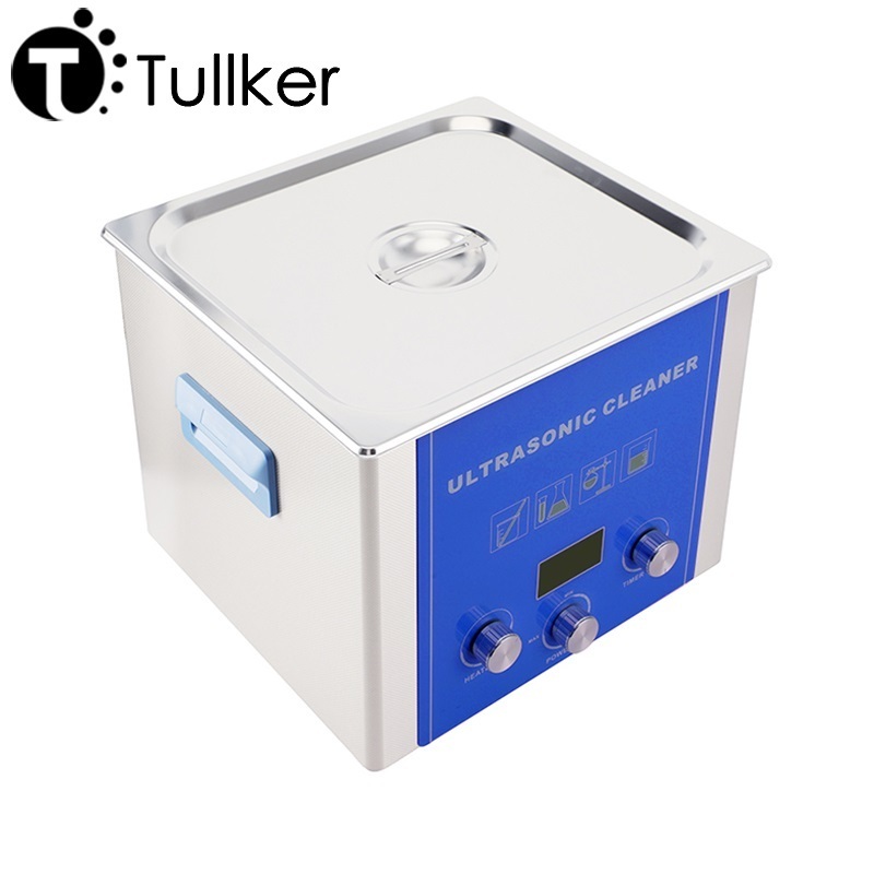 Ultrasonic Cleaner 10L Bath Temperature Heat Power Set DPF Oil Rust Degreaser Remove Ultra Sonic Automatic Washer Machine