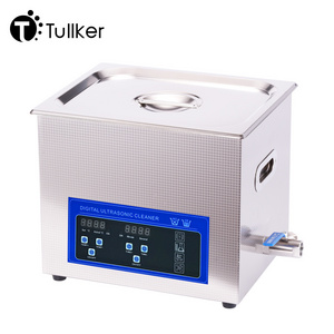 Tullker 10L Ultra Sonic Bath Soaking Tank Printhead Watch Part Tyre Oil Rust Degreaser Mold Industrial Ultrasonic Cleaner