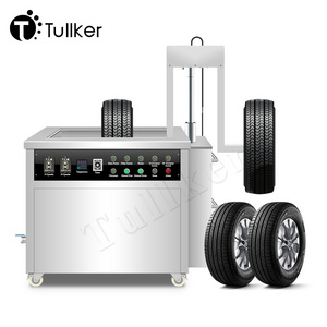 Tullker Car Truck Tyre Tire Wheel Aluminum Alloy Rims Automatic 40kHz 28kHz Industrial Ultrasonic Cleaner