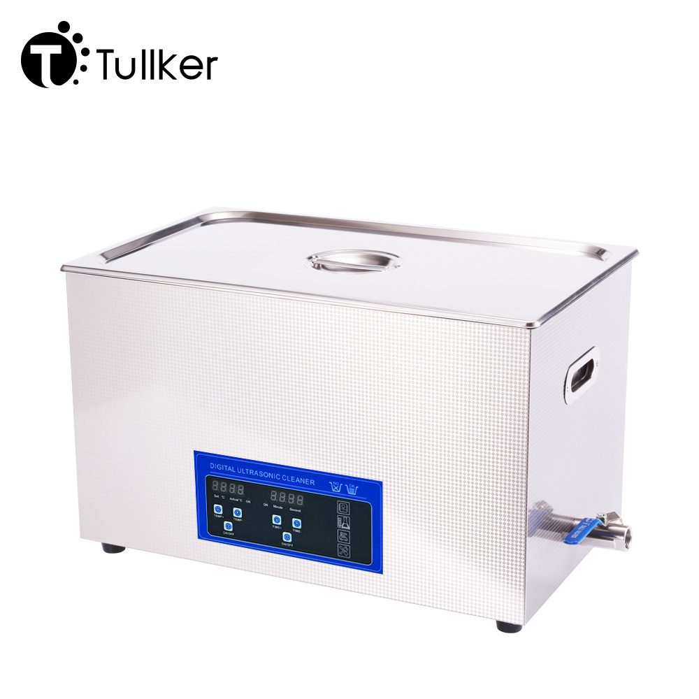 Tullker 22L Industrial Ultrasonic Cleaner Bath Equipment PCB Board Engine Parts Oil Rust Remove Ultrasound Cleaning Machine 480W