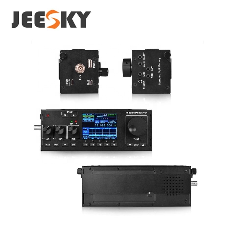 RS-978 SSB(J3E) CW/ AM / FM FREE-DV HF Ham SDR mobile Transceiver with battery/ HF SSB CB RADIO