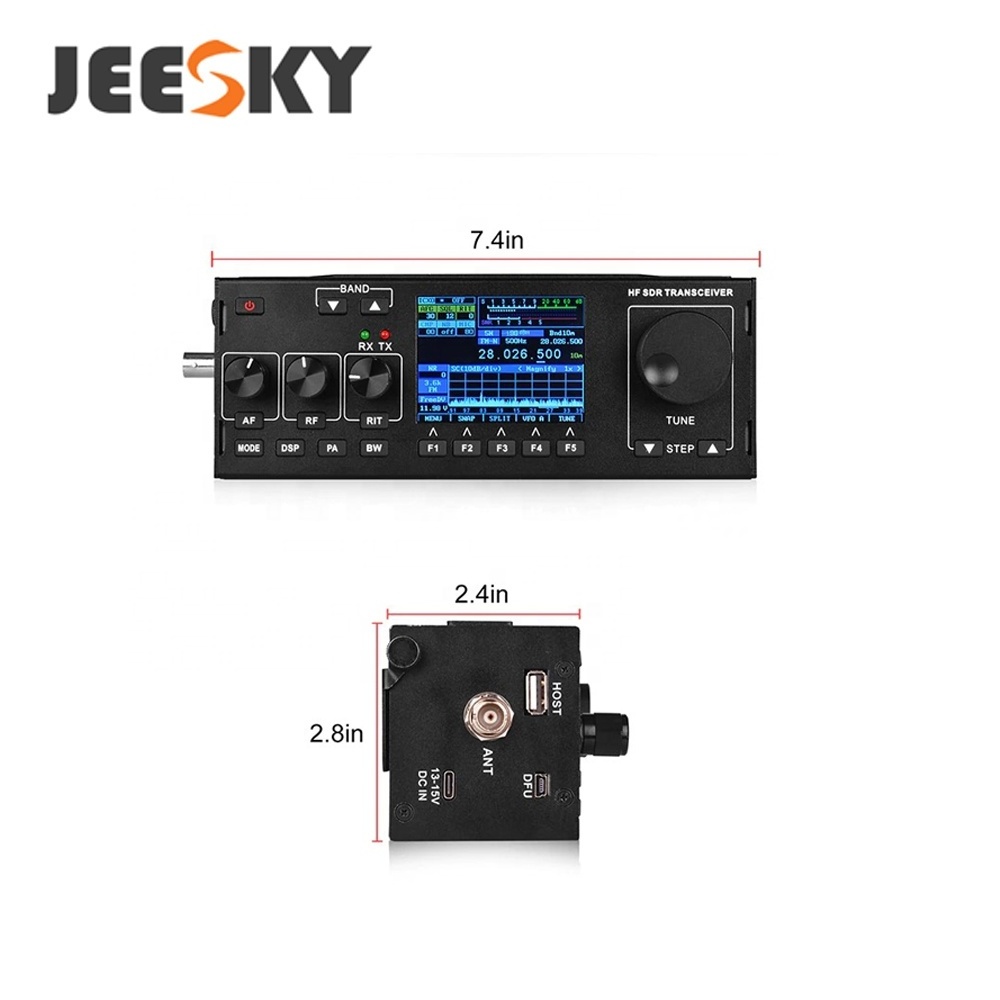 RS-978 SSB(J3E) CW/ AM / FM FREE-DV HF Ham SDR mobile Transceiver with battery/ HF SSB CB RADIO