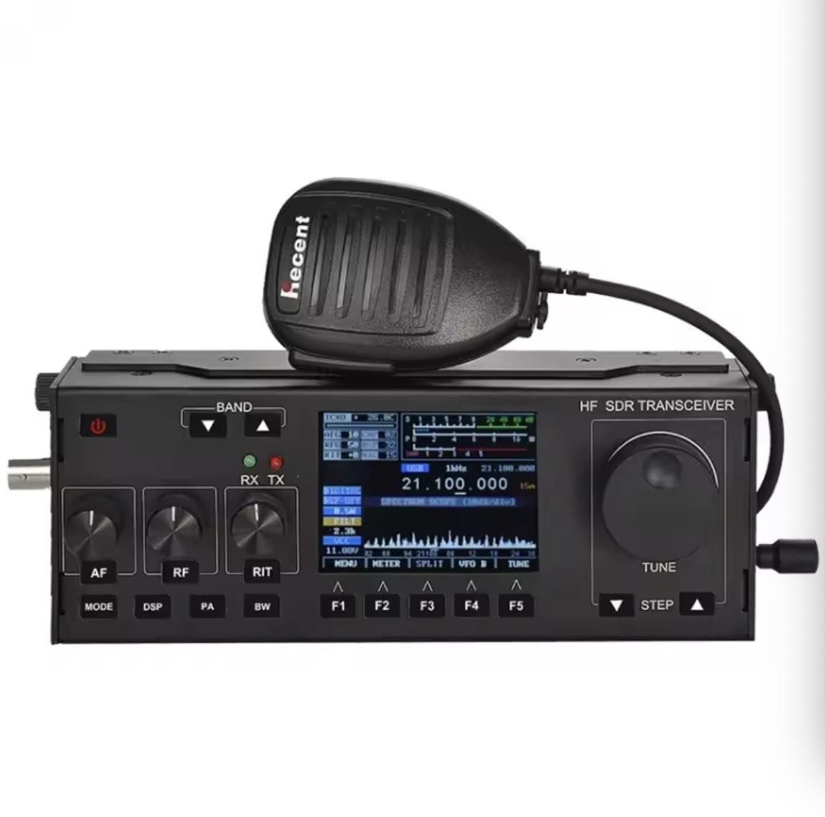 RS-978 SSB(J3E) CW/ AM / FM FREE-DV HF Ham SDR mobile Transceiver with battery/ HF SSB CB RADIO