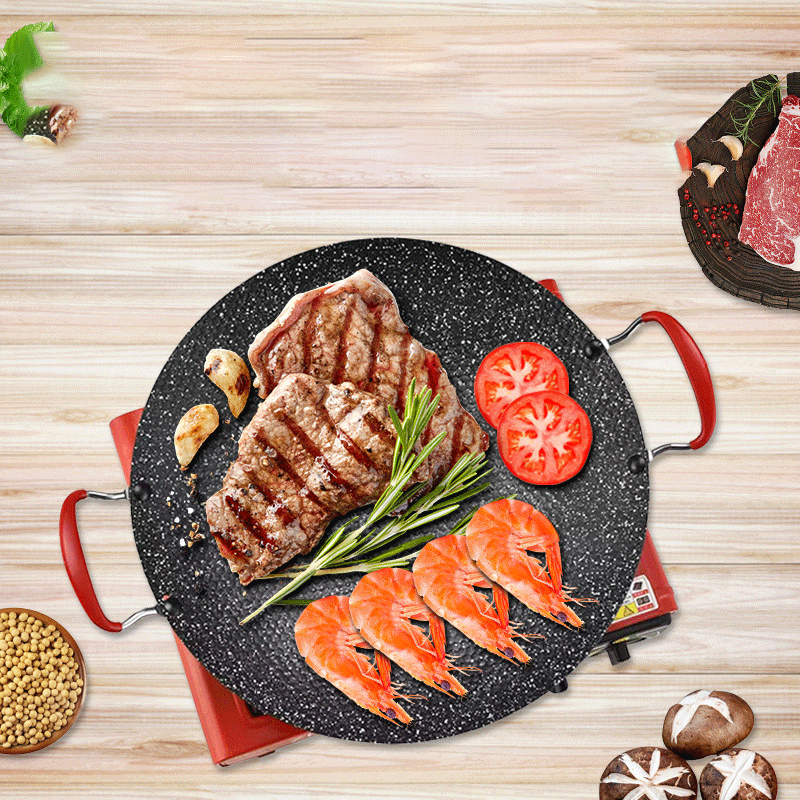 Hot Sale 30cm 34cm 38cm Feature Eco-friendly Sample Available Non Stick Tawa Pan Omelette Pancake Pan Maker Nonstick Crepe Pan