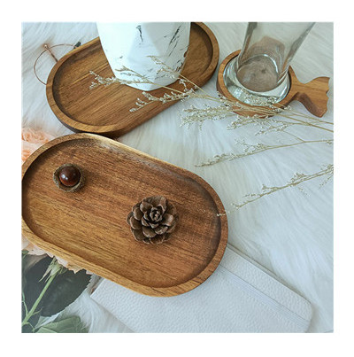 hotel tea and coffee dark wood coffee tray oval black tray holder wooden small acacia oval wood tray for decor