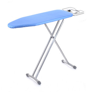 Iron and Ironing Board Hanger Wall Mount with Large Storage Wooden Base and Detachable 2 Hooks