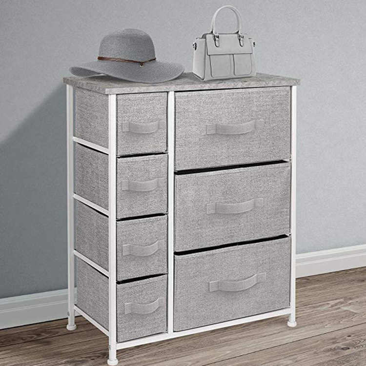 Fabric Dresser Storage Tower for Organizer Storage Drawers Storage Organize with Lid