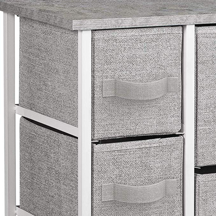 Fabric Dresser Storage Tower for Organizer Storage Drawers Storage Organize with Lid