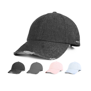 High quality 100% cotton 6 panel distressed sport hat wholesale jean vintage baseball cap ready to ship