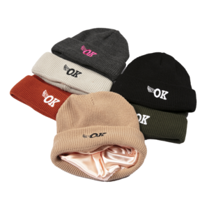 Foremost Hat Manufacturer Wholesale Winter Warm Unisex Knitted Hats Custom Logo Women Men Satin Lined Beanie