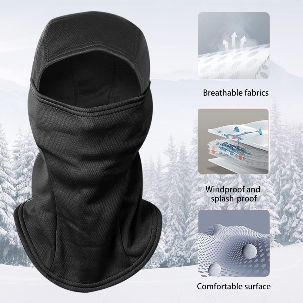 Wholesale Fleece Lined Ski Mask Winter Warm Balaclava Camo Face Mask For Men Women Windproof Motorcycle Cycling Neck Gaiter