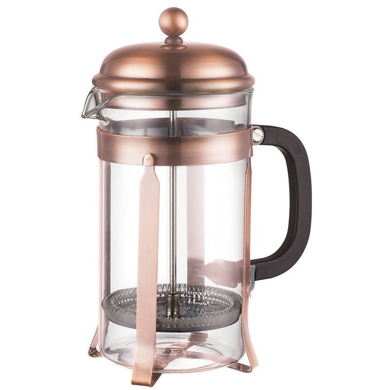 Rose Gold French Press Pot Coffee Maker, Loose Leaf Tea Accessories, Hot or Iced Beverage Brewer, 34 oz Capacity 1000 - 4999 pie