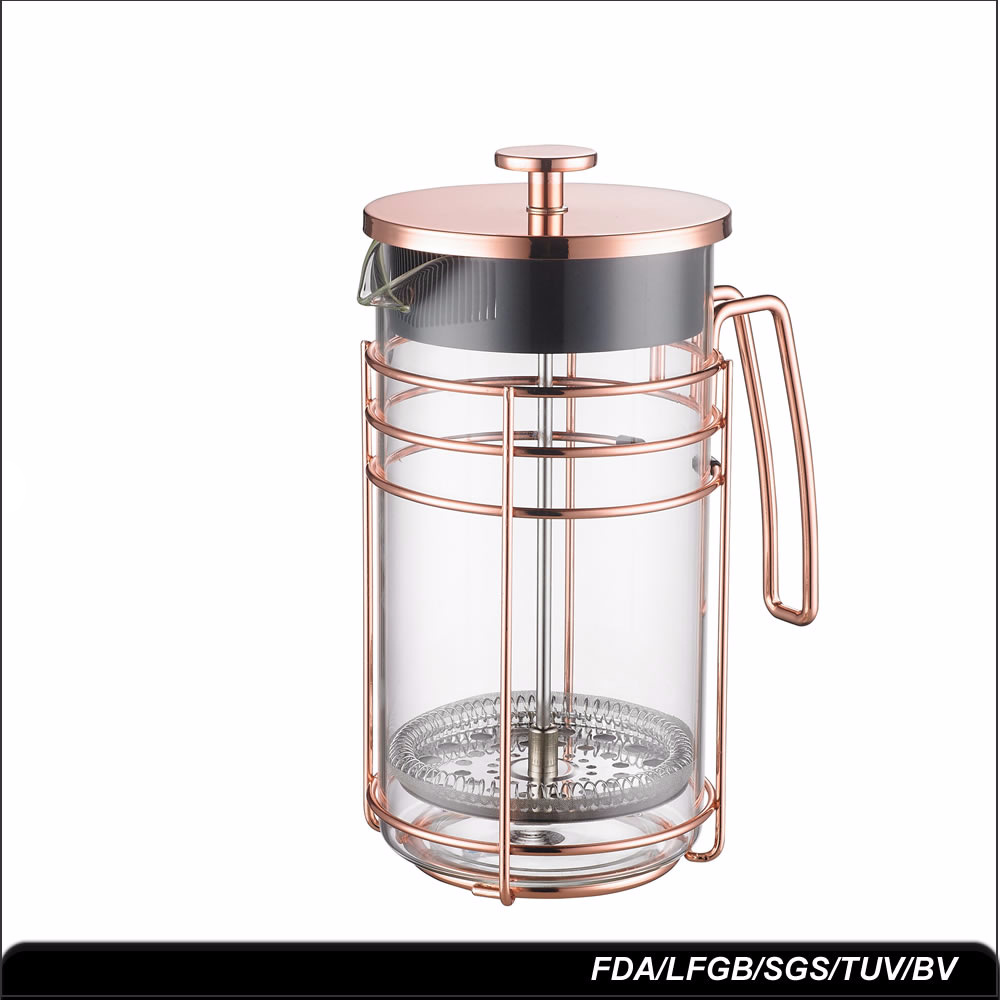 HOT SALE Heat-Resistant Borosilicate Glass Coffee Filter French Press Coffee Maker