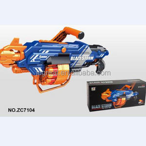 Super cool Electric blaze storm toy gun blaster with 20pcs big red refill darts