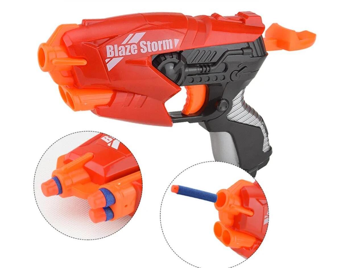 children birthday party flavor shooting game  blaze storm darts blaster toy with 5 eva soft bullets