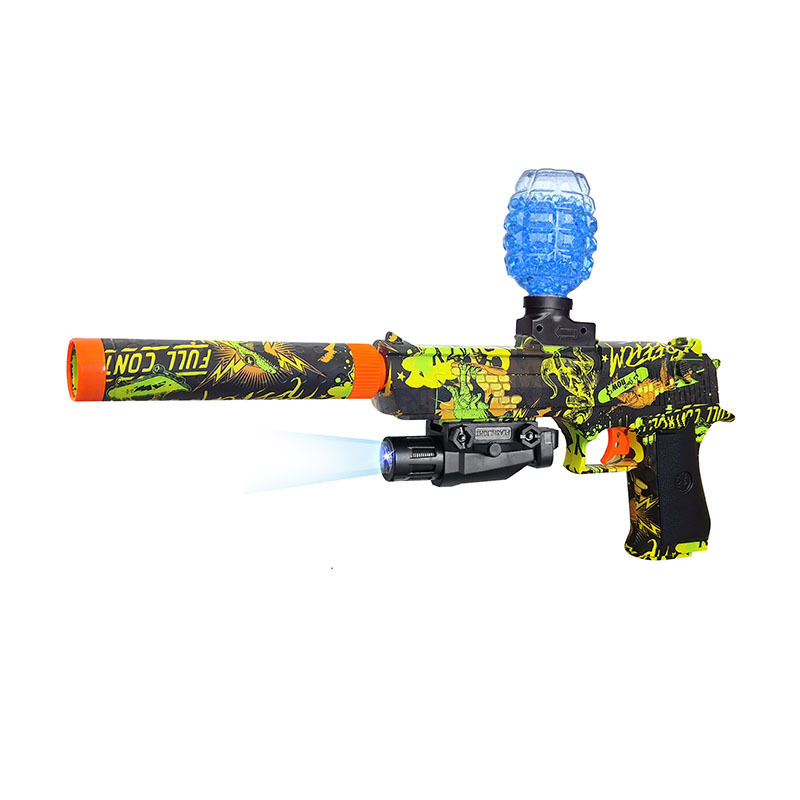 Gel Blaster Electric Automatic Gel Ball Blaster with Water Beads and Flashlight Outdoor Shooting Games for Kids and Adults Toys