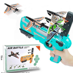 Airplane Launcher Toys  Glider Catapult Plane Outdoor Flying Toy gun