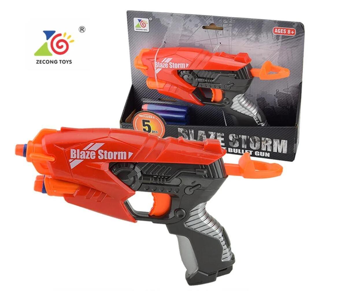 children birthday party flavor shooting game  blaze storm darts blaster toy with 5 eva soft bullets