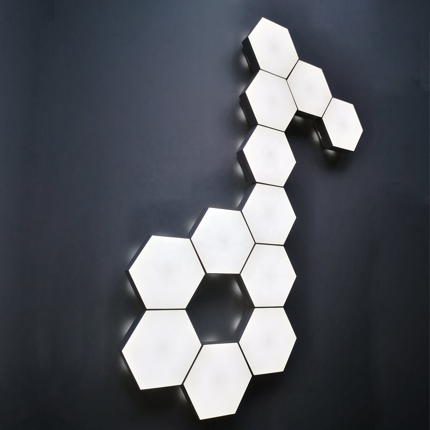 Hexagonal Bedroom LED Wall Light multi color changing Lamp Touch Kid's Room Night Light