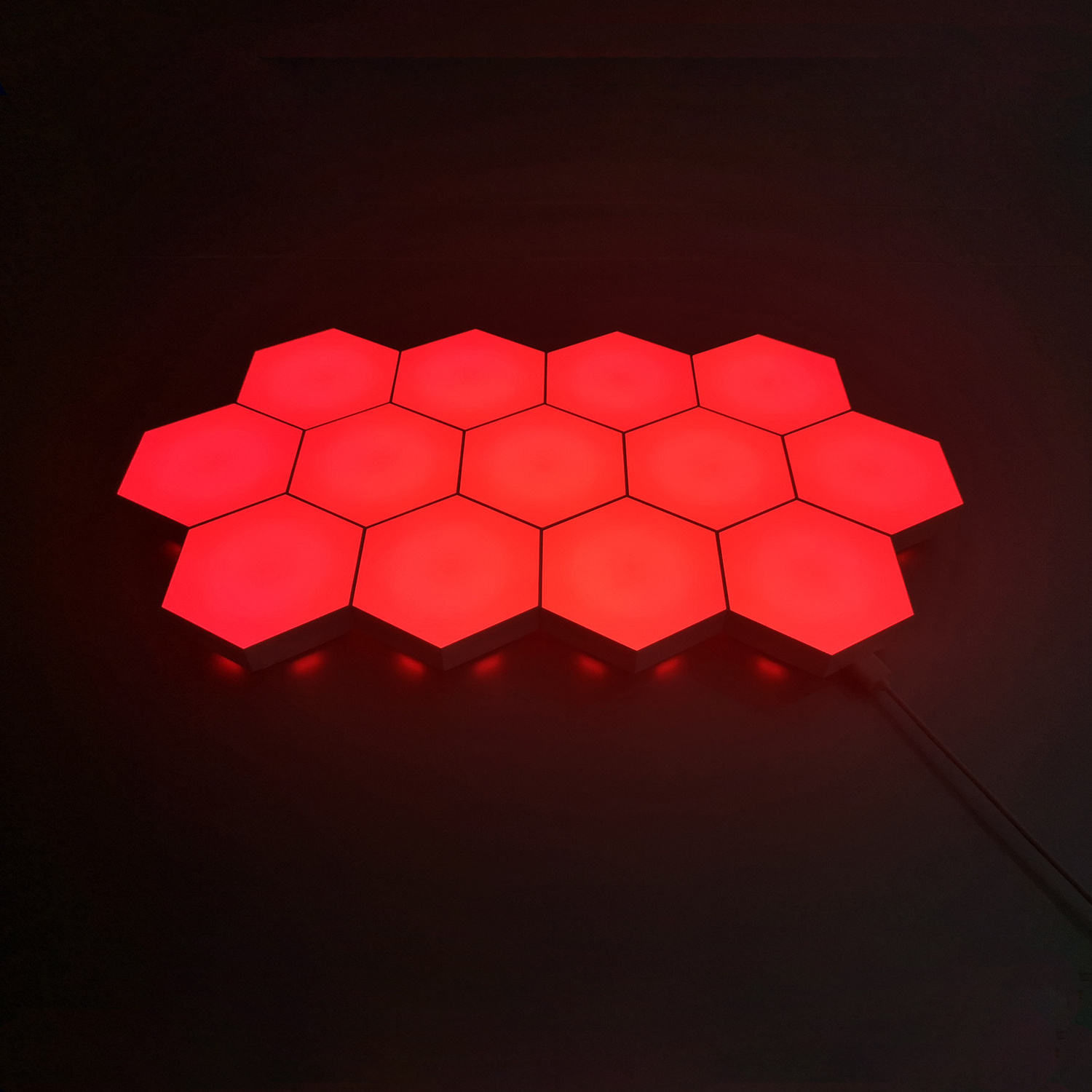 IR 2021 hexagon light electronics touch sensor wall lamp activated lamps  hexagon honeycomb Quantum led modular light