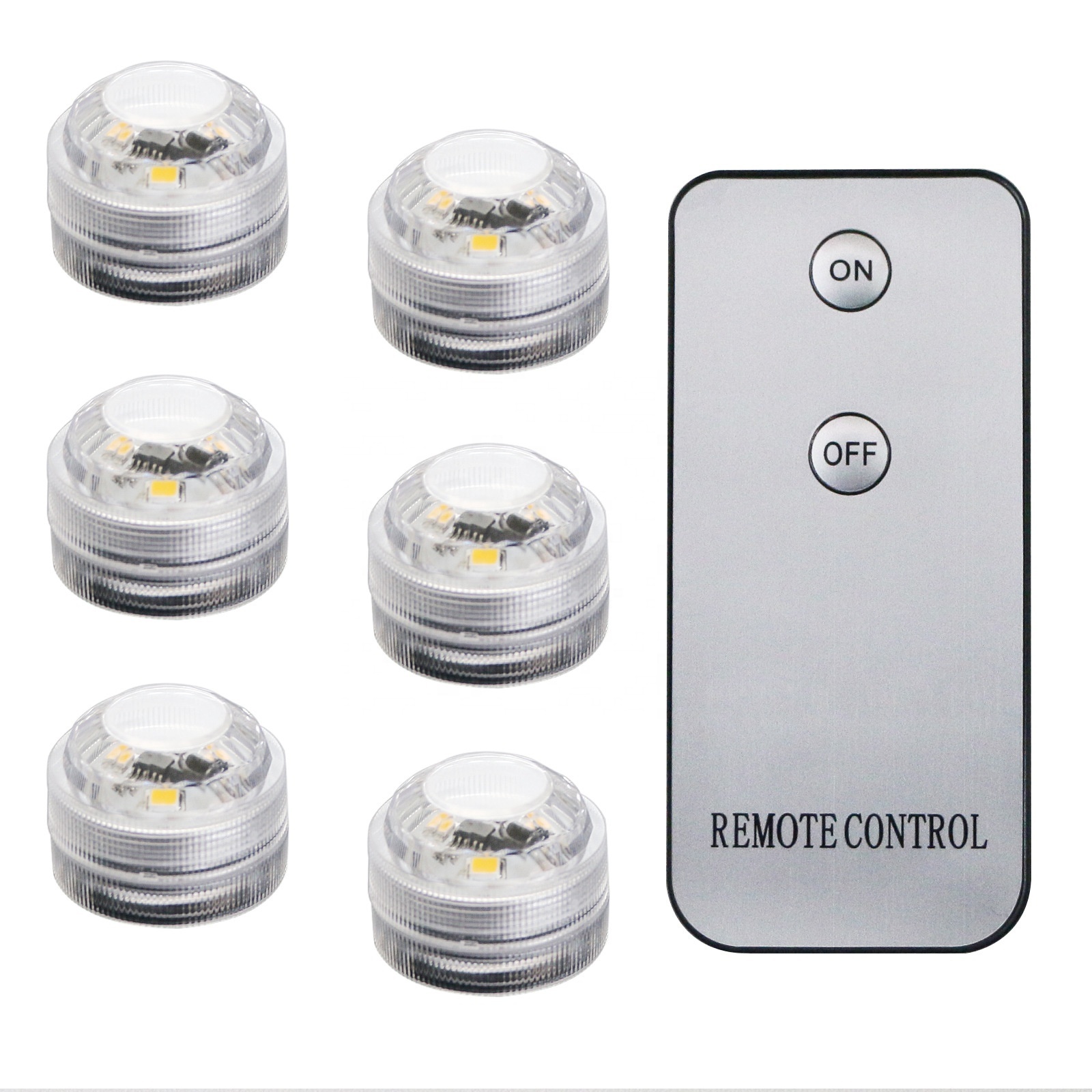 Remote Controlled Submersible led Light for Lantern Lighting Mini Tea Light Waterproof