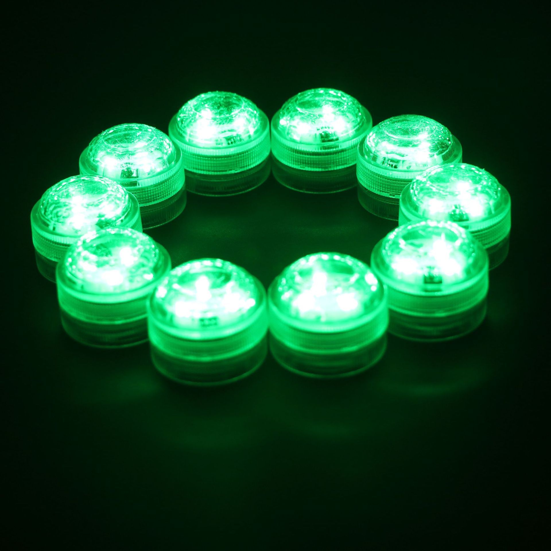 Remote Controlled RGB Color Changing Submersible led Light 3cm LED Tea Light Candle for Floral Home Decor