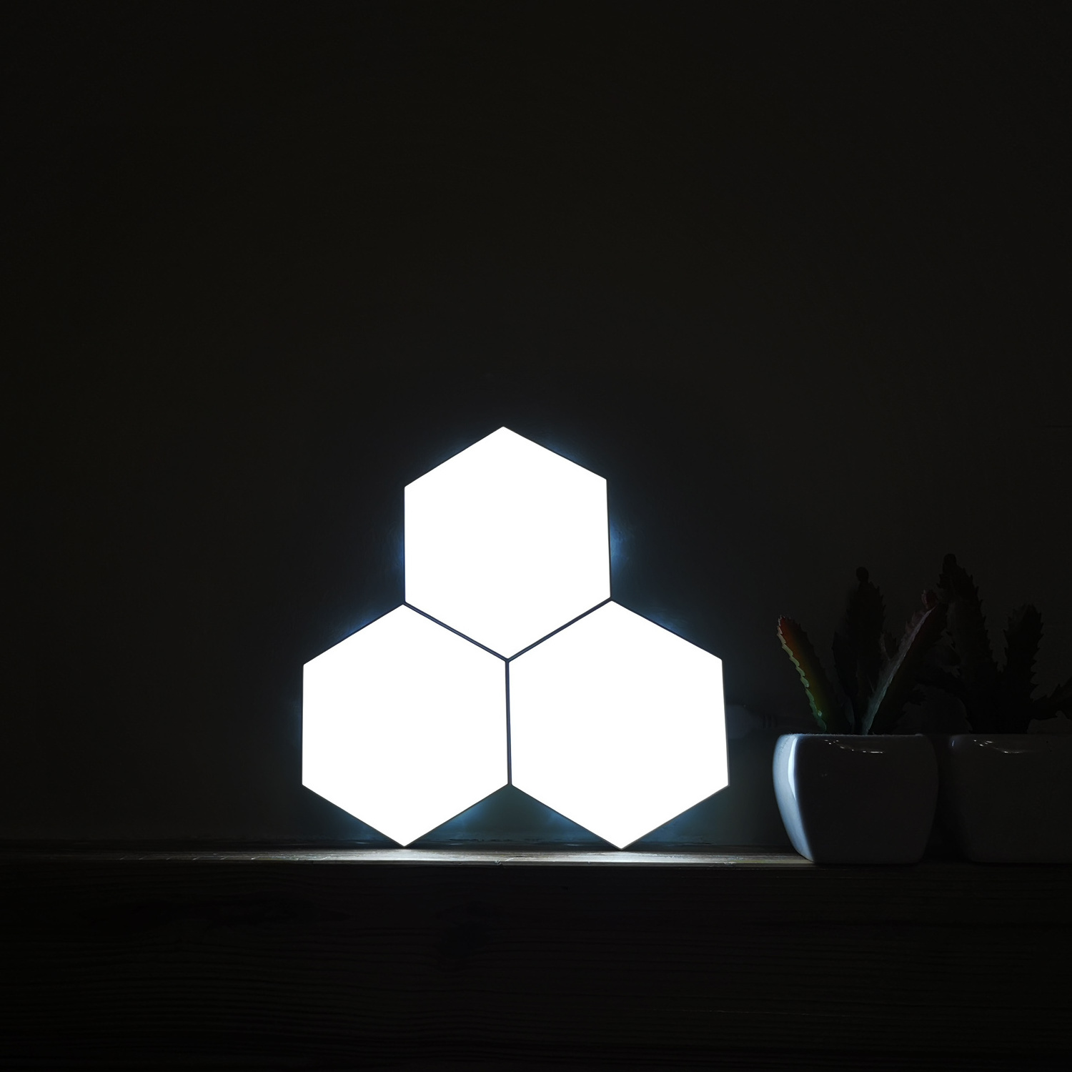 smart led wall light hexagon wall sconce touch lamp led touch light decor for Christmas Gift Promotion Gift