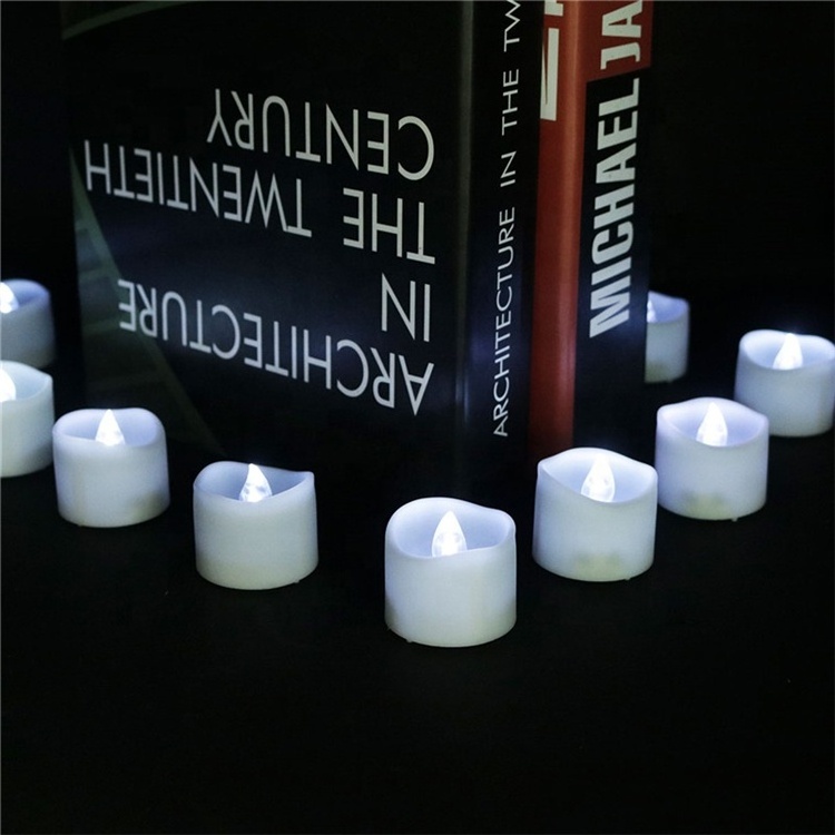 Hot Sale Realistic Battery Powered Flameless Candles Candela Del Battery Included LED Tea Light Candles Light Lamp