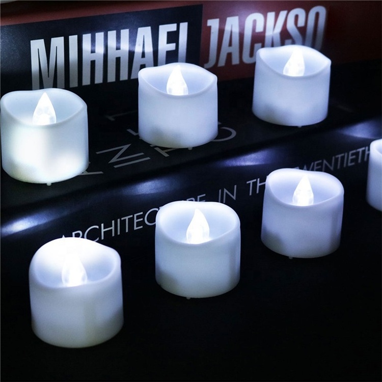 Hot Sale Realistic Battery Powered Flameless Candles Candela Del Battery Included LED Tea Light Candles Light Lamp